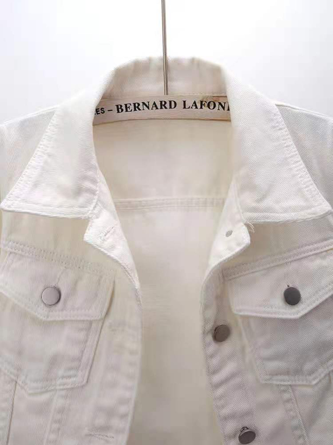 Full Size Cropped  Denim Jacket Plus Size