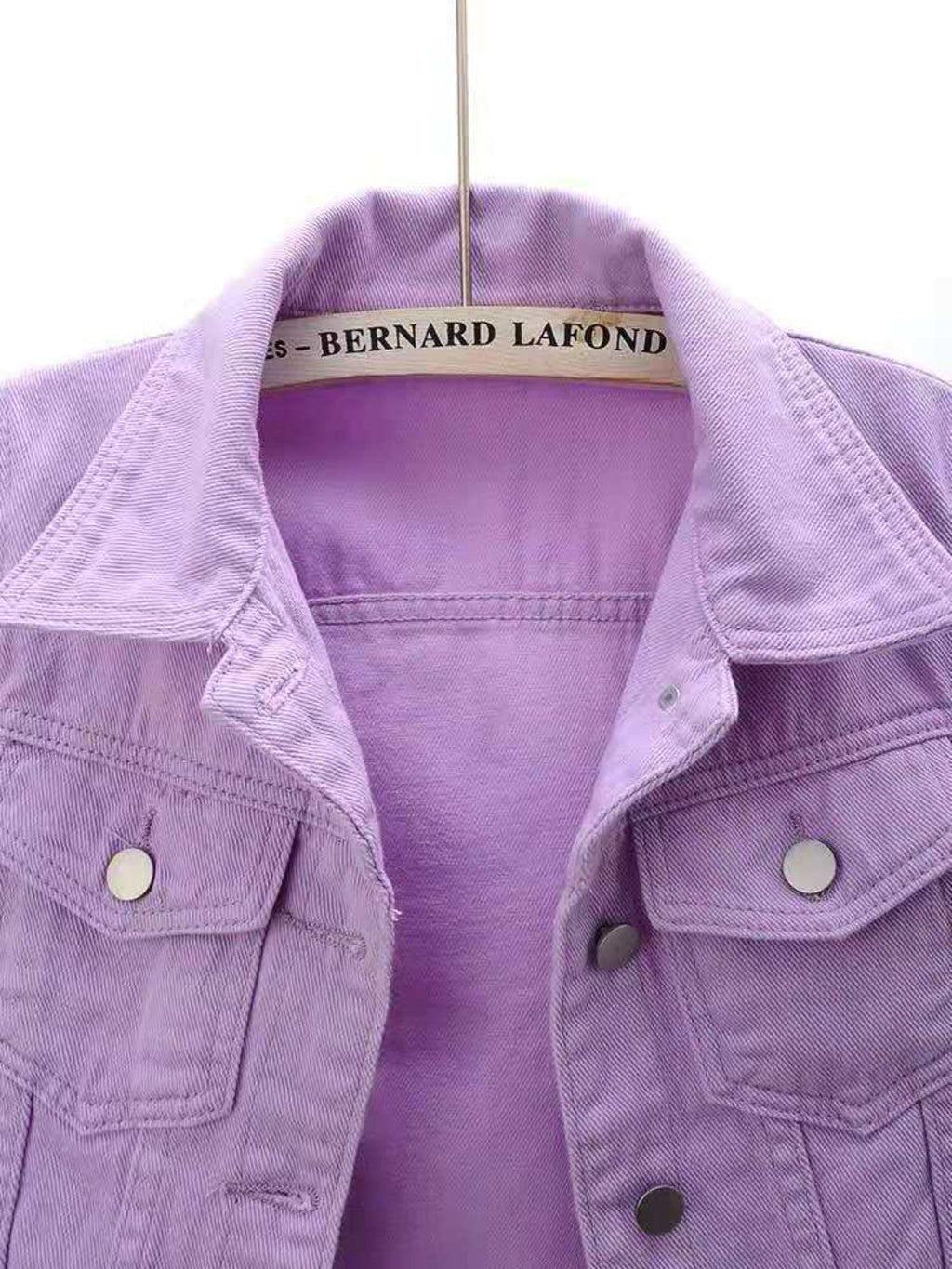 Full Size Cropped  Denim Jacket Plus Size